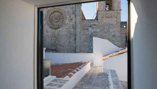 Interior entrance