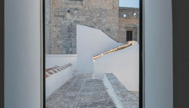 Interior entrance