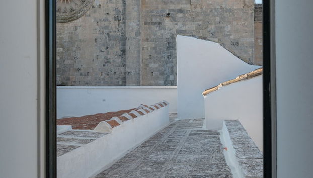 Interior entrance