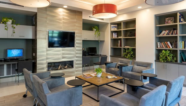 Sala de estar do lobby