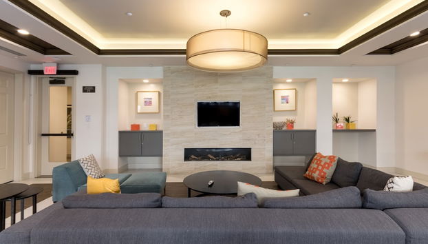 Sala de estar do lobby