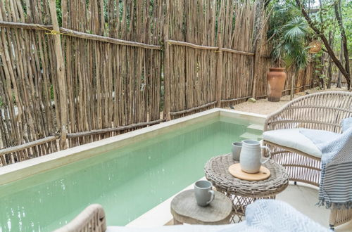 Foto 12 - Exclusive Luxurious 2 Apartments Aldea Zama Private Pool Jacuzzi Uncovered Patio