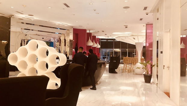 Lobby sitting area