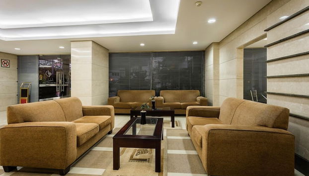 Sala de estar do lobby