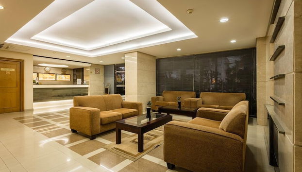 Sala de estar do lobby