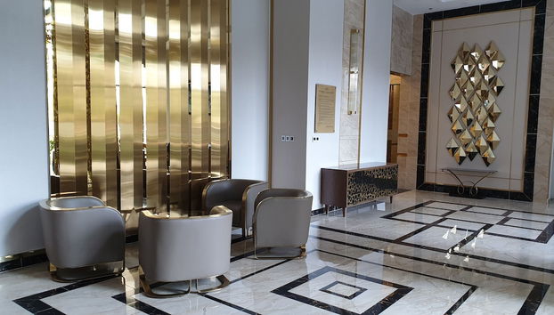 Zona de estar del vestíbulo