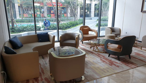 Zona de estar del vestíbulo