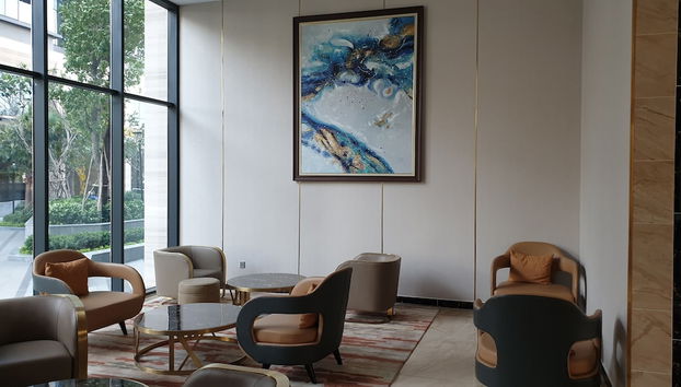 Zona de estar del vestíbulo