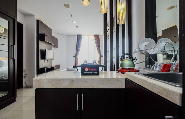 Scenic And Homey Studio Apartement At Mangga Dua Residence - Foto 4