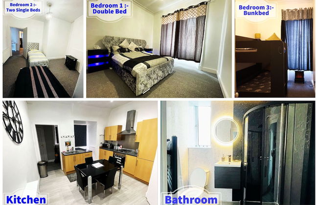 Luxury 3 Bedrooms Entire Flat - Self Check in & Check out - Foto 1