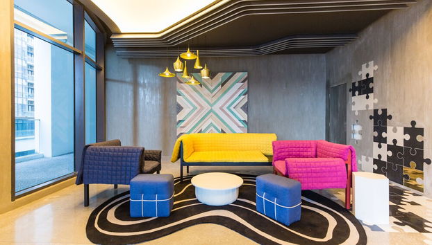 Sitzecke in der Lobby