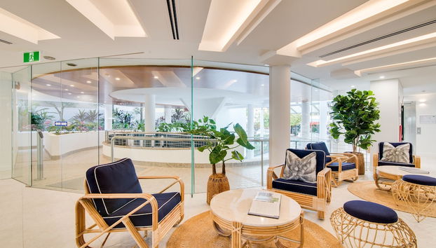 Sala de estar do lobby