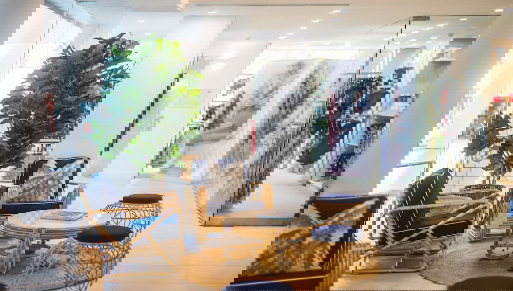 Sala de estar do lobby