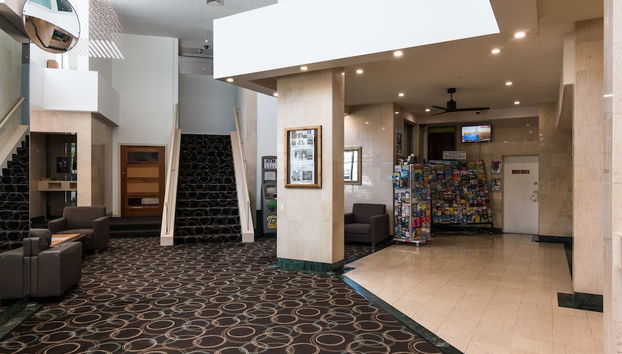 Sala de estar do lobby