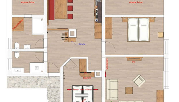 Planta do andar