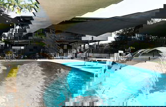Photo 3 - Rosewood Rustic Refuge Pool Outdoor Dining Backyard
