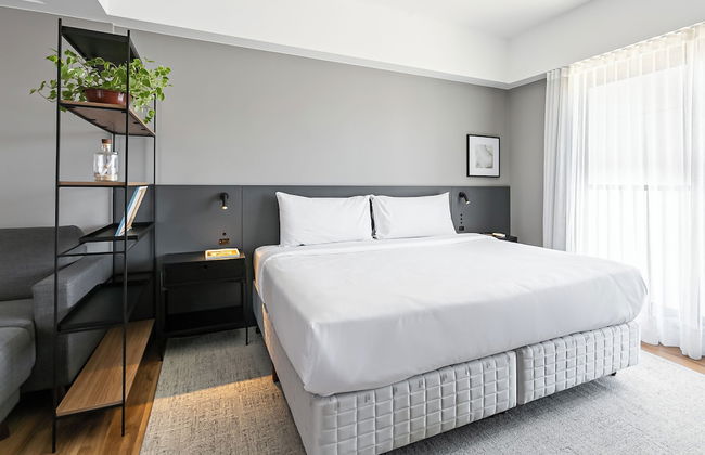 Studios Rio Branco by Viva - Prédio moderno, aptos com cama king-size no centro de Floripa - Foto 14