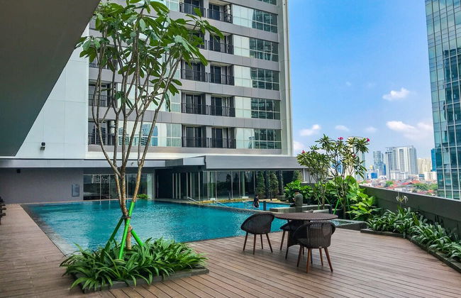 Best Homey And Nice 1Br At Ciputra World 2 Apartment - Foto 16