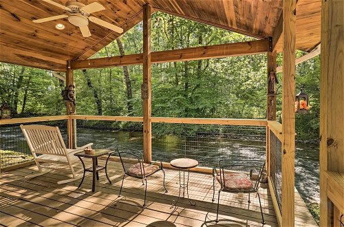 Photo 1 - Waynesville Creekside Cottage: Outdoor Relaxation