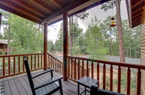 Photo 5 - Wooded Show Low Cabin w/ Furnished Deck & Fire Pit