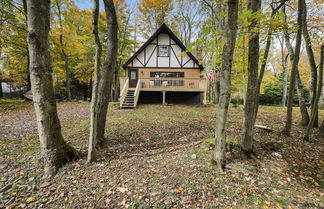 Photo 1 - Tree-lined Pocono Lake Cabin, Trails On-site