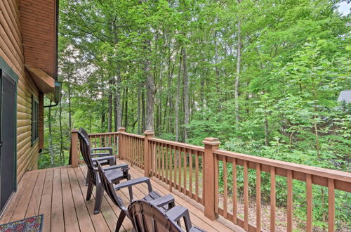 Photo 12 - Sapphire Log Cabin w/ Wraparound Deck + Fire Pit