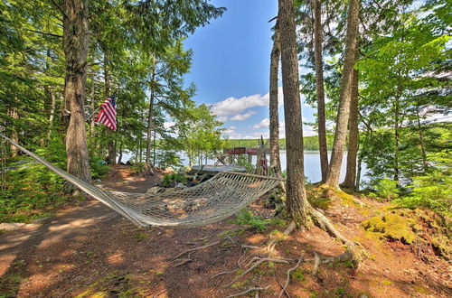 Photo 1 - Waterfront Great Pond Cottage w/ Hot Tub & Deck