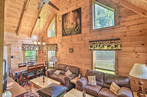 Photo 16 - Maggie Valley Family Cabin w/ Porch & Fire Pit