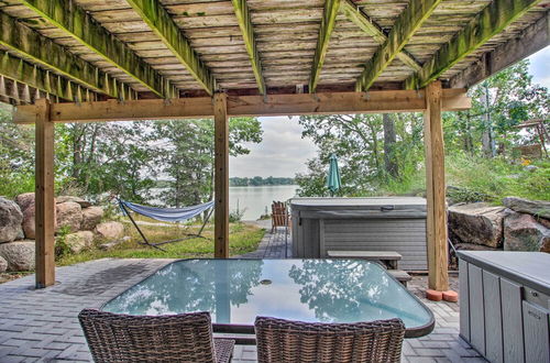 Photo 25 - Lower Unit of Cabin: Shared Dock & Fire Pit