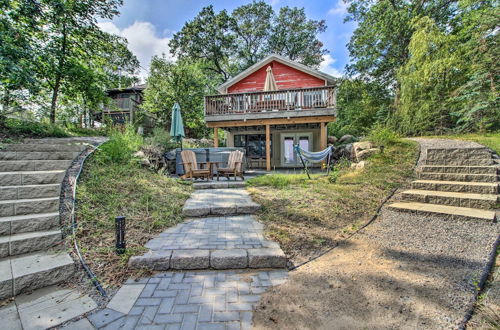 Photo 15 - Lower Unit of Cabin: Shared Dock & Fire Pit