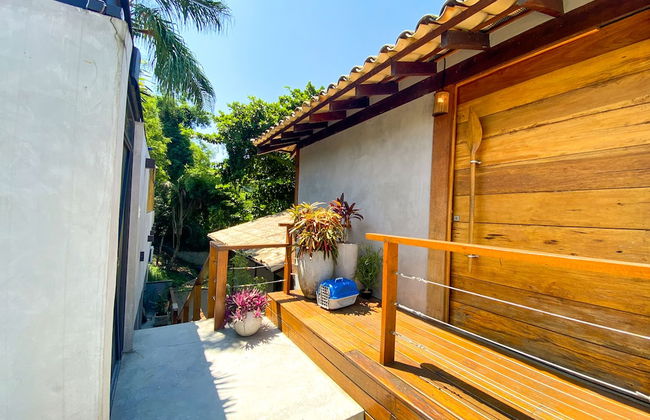 Casa Pé na Areia em frente à Ilhabela - Foto 47
