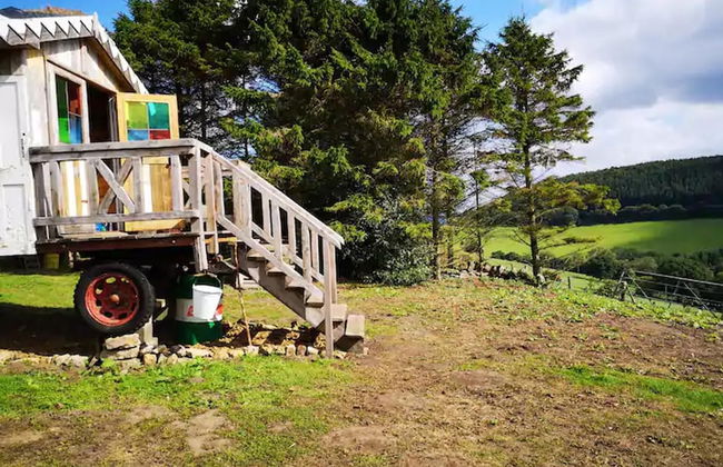 2 x Double Bed, Glamping Wagon in Dalby Forest - Foto 6