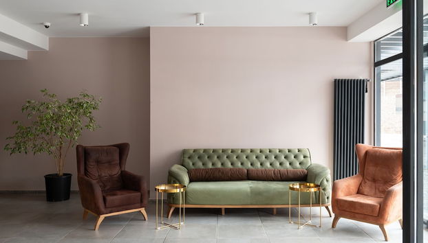 Coin salon dans le hall