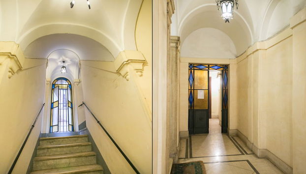 Interior entrance