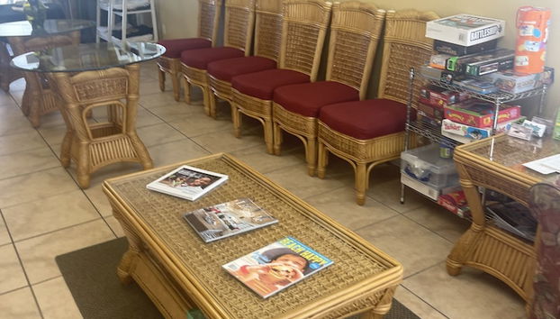 Sala de estar do lobby