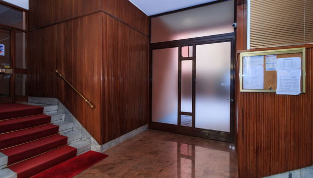 Interior entrance