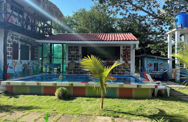 Beach House With Pool for 6 People - Las Peñitas - Foto 1