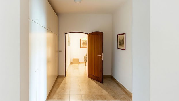 Interior entrance