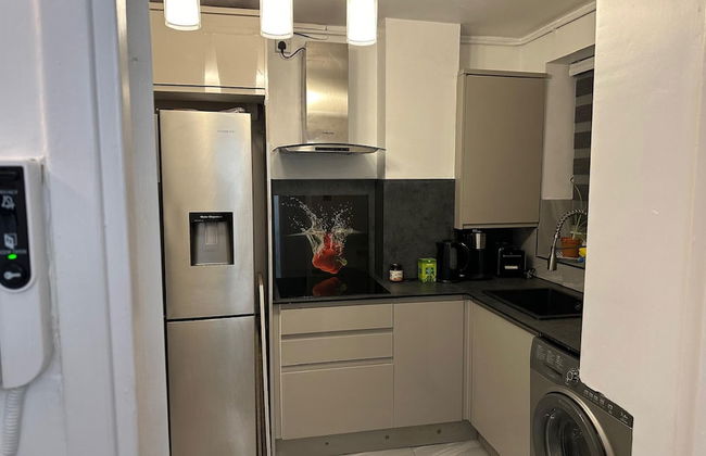 Stylish 1BR Apt w/ Fireplace & High-speed Wifi - Foto 5