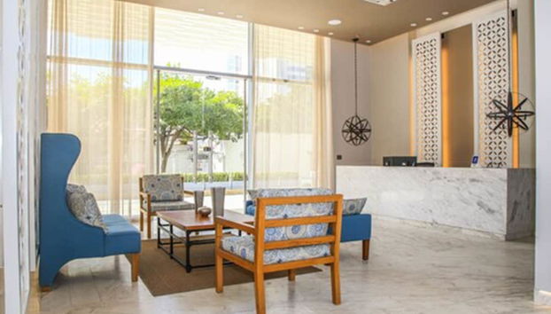 Sala de estar do lobby