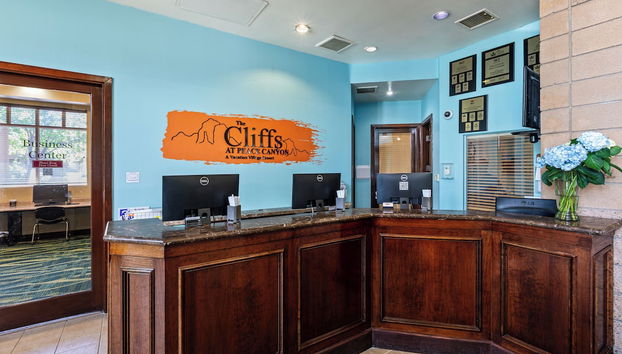 Check-in/check-out kiosk