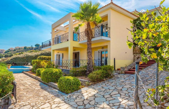 Skala Villa Yellow Large Private Pool Walk to Beach Sea Views A C Wifi - 2826 - Foto 34
