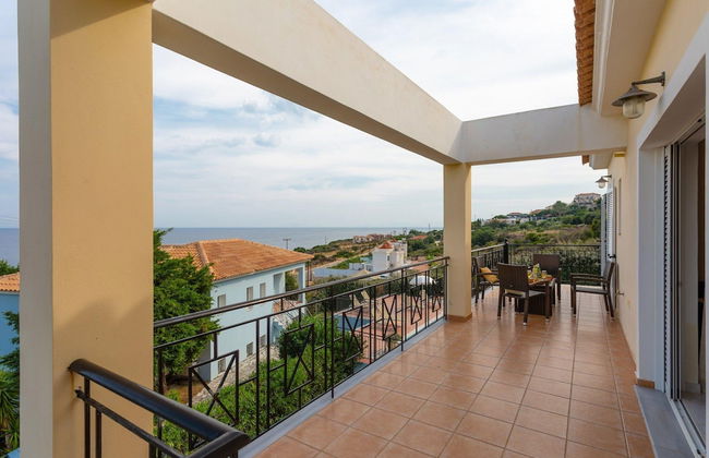 Skala Villa Yellow Large Private Pool Walk to Beach Sea Views A C Wifi - 2826 - Foto 22