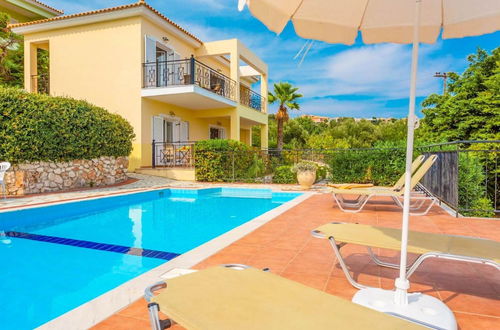 Photo 38 - Skala Villa Yellow Large Private Pool Walk to Beach Sea Views A C Wifi - 2826