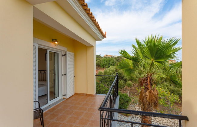 Skala Villa Yellow Large Private Pool Walk to Beach Sea Views A C Wifi - 2826 - Foto 8
