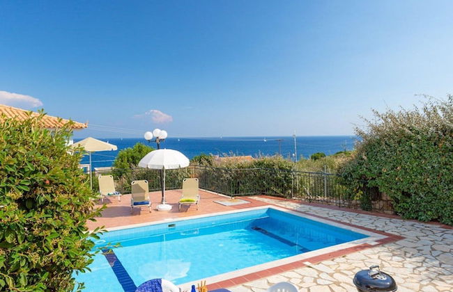 Skala Villa Yellow Large Private Pool Walk to Beach Sea Views A C Wifi - 2826 - Foto 29