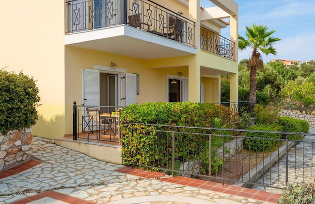 Skala Villa Yellow Large Private Pool Walk to Beach Sea Views A C Wifi - 2826 - Foto 30