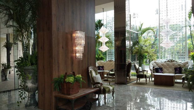 Sala de estar do lobby