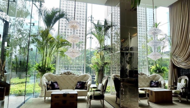 Sala de estar do lobby
