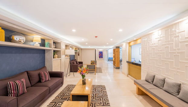 Sala de estar do lobby